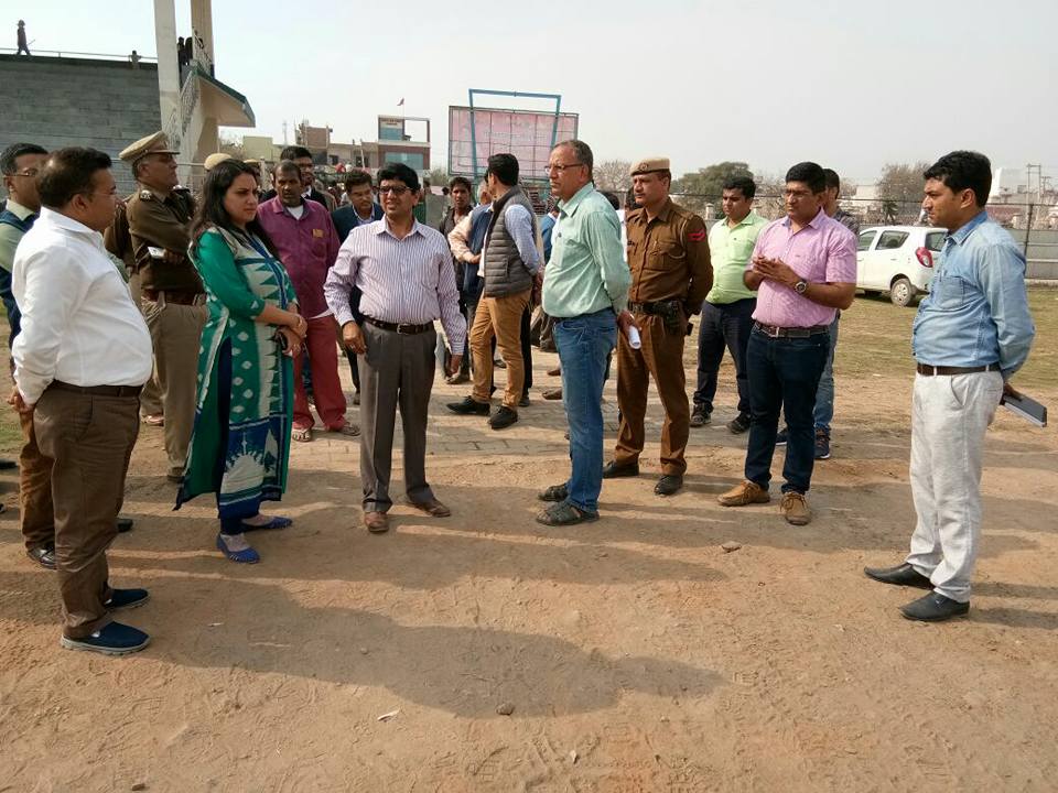 मुख्यमंत्री आज बहादुरगढ में  - अनेक बडी विकास योजनाओं का करेंगे शुभारंभ  - उपायुक्त ने लिया व्यवस्थाओं का जायजा