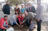 हुडा जिमखाना क्लब में विदेशी वैज्ञानिकों ने किया पौधारोपण