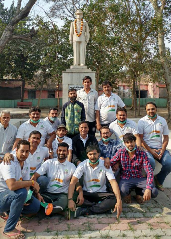 संघर्षशील जनकल्याण सेवा समिति ने ली शहीदी पार्क की सुध