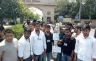 एससी-एसटी विद्यार्थियों के स्कॉलरशिप में भारी कटौती  करने पर एनएसयूआई ने फूंका भाजपा सरकार का पुतला।