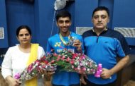 वर्ल्ड स्कूल बैडमिंटन चैम्पियनशिप में शाईनिंग स्टार बैडमिंटन एकेडमी बहादुरगढ़ के पारस माथुर ने किया सिल्वर मैडल हासिल।
