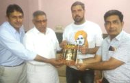 शहीद भगत सिंह के पौत्र यादवेंद्र सिंह का हुआ बहादुरगढ़ में जोरदार स्वागत