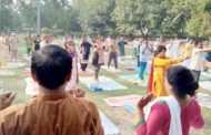 शिक्षाविद् एवं योगाचार्य अंजू अग्रवाल ने देवीलाल पार्क में बताया योग का महत्व