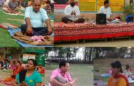 सात दिवसीय नि:शुल्क योग शिविर का हुआ समापन