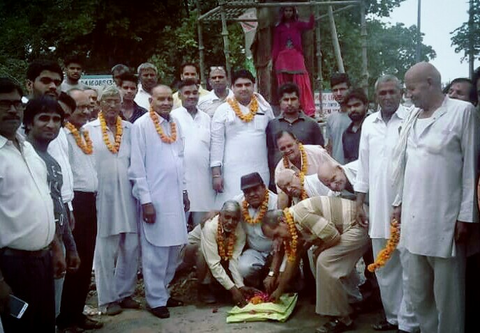सेक्टर-9ए,के नाम से बनने वाले प्रवेश द्वार का किया शिलन्यास--सैनी