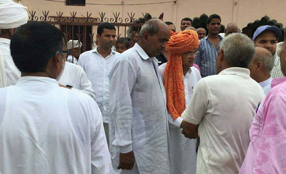 पूर्व विधायक नफे सिंह राठी ने गांव बालोर व जाखोदा में दिया 22 जुलाई की जनसभा का न्योता