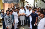 राजबीर परनाला दोबारा बने इनेलो हलकाध्यक्ष, युवाओं ने किया अभिनंदन*  *युवा शहरी अध्यक्ष संदीप अहलावत की अगुवाई में किया राजबीर परनाला का अभिनंदन*  *राजबीर परनाला व संदीप अहलावत ने किया 5 अगस्त को कैथल में आयोजित इनसो स्थापना दिवस कार्यक्रम में पहुंचने का