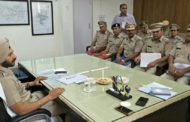 एसपी ने दिए सुरक्षा के पुख्ता प्रबन्ध करने व जनसम्पर्क अभियान चलाने के निर्देश