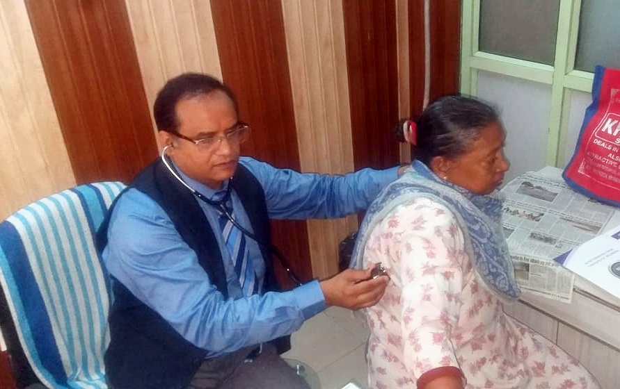 विश्व मधुमेह दिवस पर संजय हॉस्पिटल में लगाया विशेष स्वास्थ्य जांच शिविर