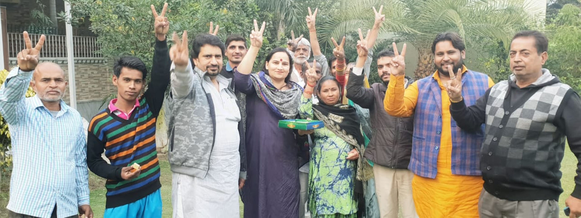 प्रदेश महिला कांग्रेस की वरिष्ठ उपाध्यक्ष डा. नीना सतपाल राठी की अगुवाई में कांग्रेसी कार्यकर्ताओं ने मनाया जीत का जश्न -आगामी चुनावों में देश व प्रदेश में बनेगी कांग्रेस की सरकार - वर्ष 2019 के चुनावों में देश के अगले पीएम होंगे राहुल गांधी