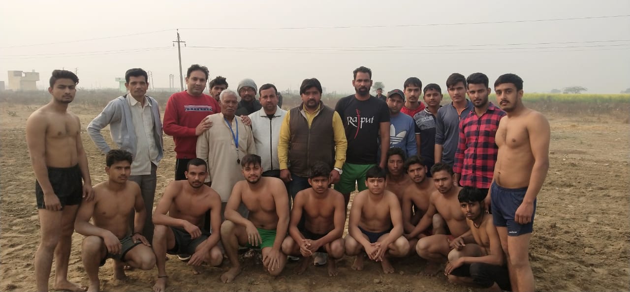 शहर के लाइनपार क्षेत्र में कबड्डी प्रतियोगिता का किया गया आयोजन