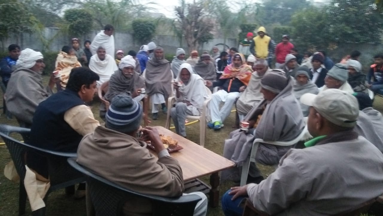 भाजपा जिलाध्यक्ष बिजेन्द्र दलाल ने कानौंदा में किया जनसम्पर्क