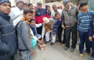 शास्त्रीनगर -f2 का प्रवेश द्वार व् नौ हाईमास्क लाइट जनता को समर्पित