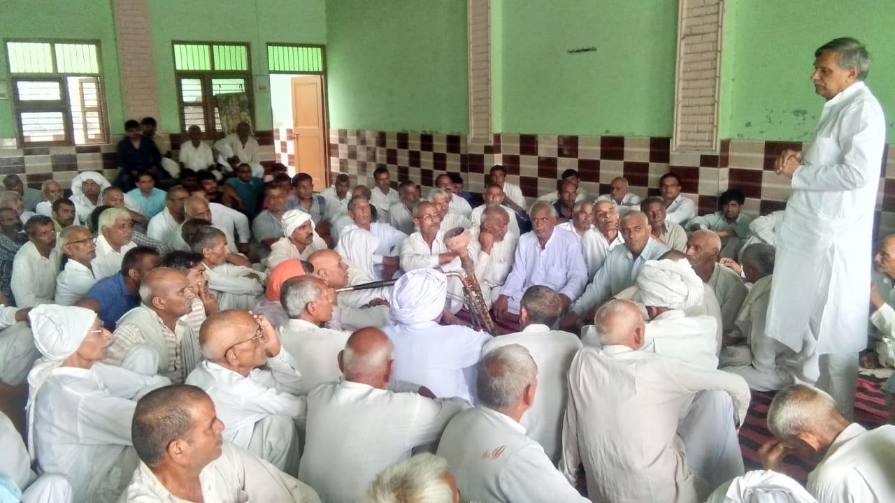 हरियाणा स्वाभिमान आन्दोलन में आई तेज़ी, गांव-गांव जा कर मांगा समर्थन।