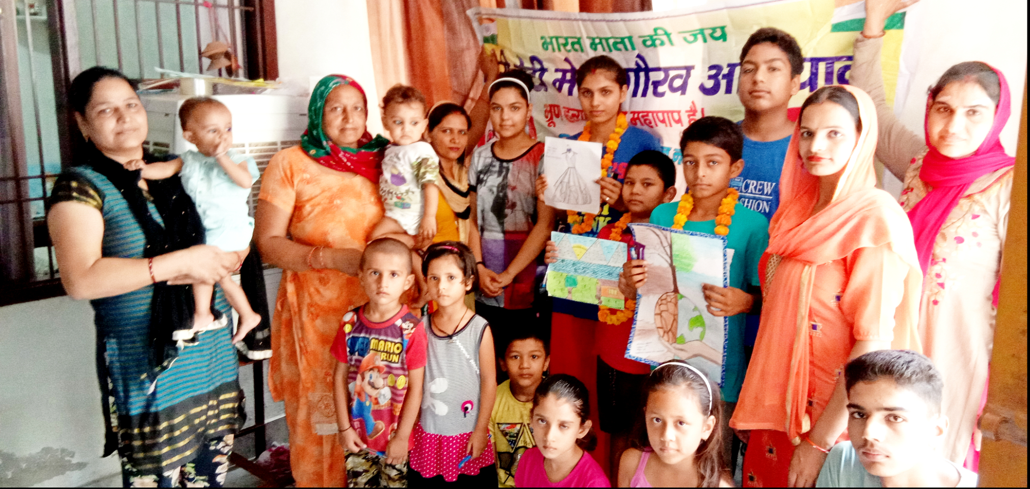 चित्रकला प्रतियोगिता में पहले स्थान पर अरुण, द्वितीय मुस्कान और तृतीय स्थान पर रहे दक्ष, मेरी बेटी मेरा गौरव अभियान के तहत हुई चित्रकला प्रतियोगिता