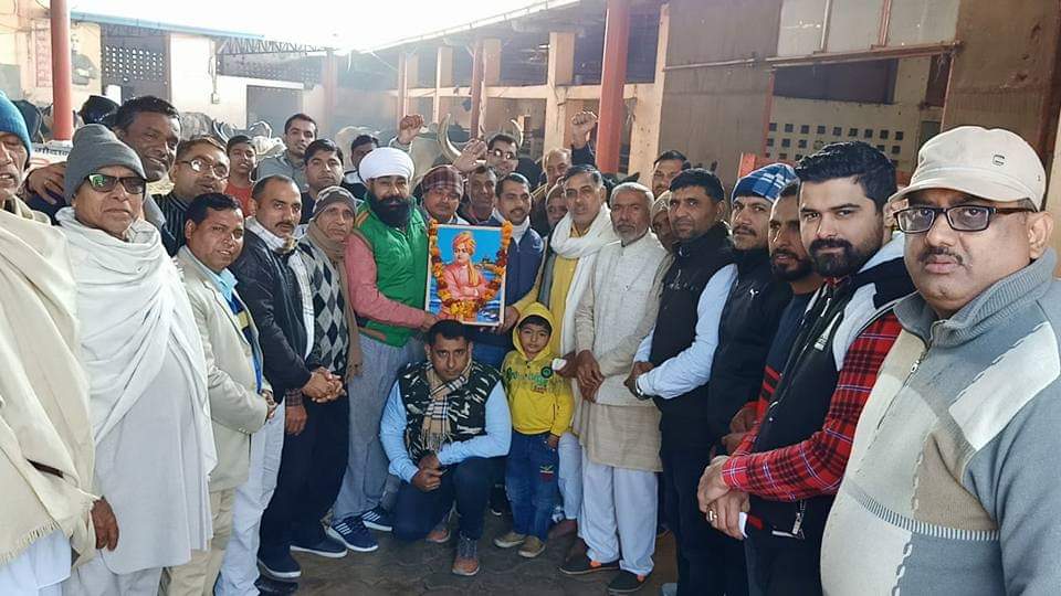 सांखोल गो उपचार केंद्र में मनाई गई स्वामी विवेकानंद की जयंती।