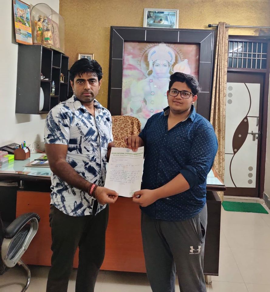 *इनसो ने मिशन डिस्ट्रिक्ट बहादुरगढ़ कोर कमेटी को सौपा समर्थन पत्र*