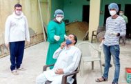 वार्ड नम्बर 5 में कोरोना जांच के लिए लगाया शिविर कैम्प स्वास्थ्य विभाग का सराहनीय कदम : रवि खत्री