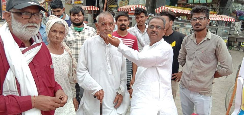 किसान नेता सतीश छिकारा ने समर्थकों के साथ मनाई राम मंदिर निर्माण की खुशी