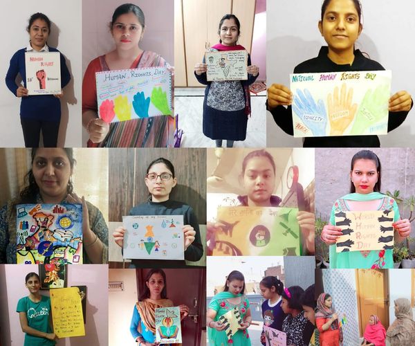 भावी-अध्यापिकाओं ने लोगों को उनके अधिकारों के प्रति किया जागरूक, संघर्ष के साथ समझ को मानवाधिकार का आधार बनाएं: डॉ. आशा शर्मा