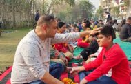 श्री योग वेदांत सेवा समिति द्वारा किया गया मातृ पितृ पूजन दिवस कार्यक्रम का आयोजन