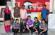 हरियाणा जूनियर गर्ल्स शूटिंग बॉल टीम नेशनल के लिए रवाना