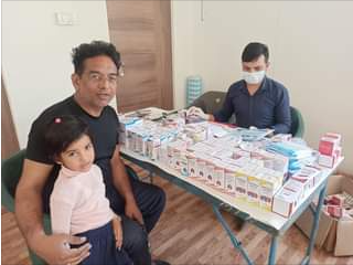 एचएल सिटी में किया गया निःशुल्क स्वास्थ्य जांच शिविर का आयोजन