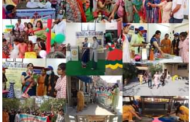 सांखोल गांव में एन एस एस स्वयंसेविकाओं ने दिया श्रमदान