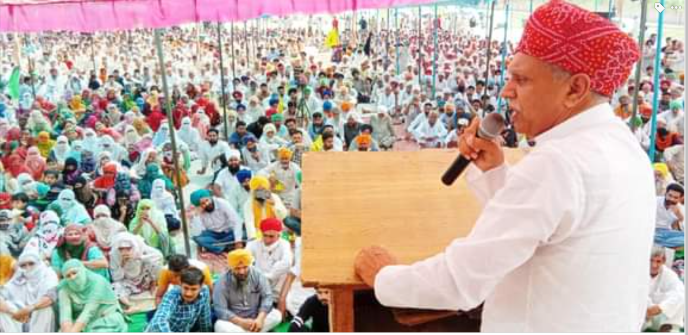 पगड़ी संभाल महापंचायत निलोठी रैली में पहुँचे 5 राज्यो के हजारों किसान : रमेश दलाल