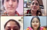 वैश्य आर्य कन्या महाविद्यालय में किया गया वेबीनार का आयोजन।