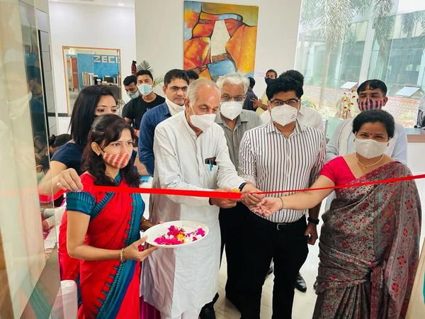 बहादुरगढ़  की जीको एयरकोन लिमिटेड में लगा झज्जर जिले  का आजतक का सबसे बड़ा वैक्सीनेशन कैंप।