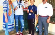 हरियाणा स्टेट कराटे प्रतियोगिता में राजकीय महिला महाविद्यालय बहादुरगढ़ की बीए प्रथम वर्ष की छात्रा राजरानी ने किया सिल्वर मेडल हासिल।