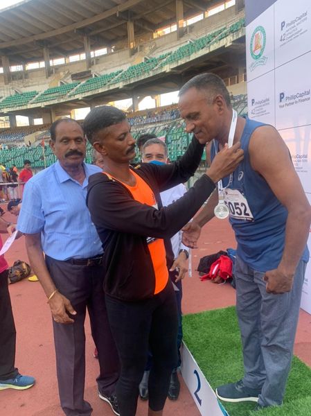 बीआरजी ग्रुप के मुकेश दहिया ने 800 मीटर में नेशनल मास्टर चैंपियनशिप मेे जीता सिल्वर मैडल